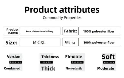 Dwustronna Kurtka Zimowa Męska BASE - Puchowa,