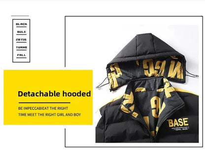 Dwustronna Kurtka Zimowa Męska BASE - Puchowa,