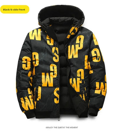 Dwustronna Kurtka Zimowa Męska BASE - Puchowa,