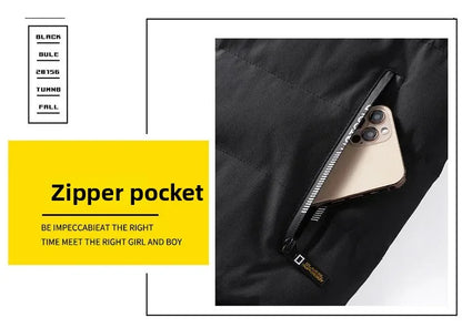 Dwustronna Kurtka Zimowa Męska BASE - Puchowa,